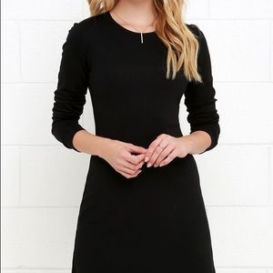Patagonia Black Long Sleeve Cotton Dress